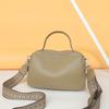 New Cowhide Head Layer Cowhide Classic One-shoulder Crossbody Double Pull Large Capacity Fashionable Bag Women's Quality Inspection Cowhide Leather