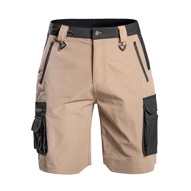 Men's Lightweight Quick-Dry Tactical Shorts - Breathable, Elastic, Fast-Drying Outdoor Workwear & Mountaineering Pants