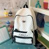 Schoolbag1011 popular fashionable and cute polka dot student schoolbag female large capacity junior high school backpack campus wind backpack