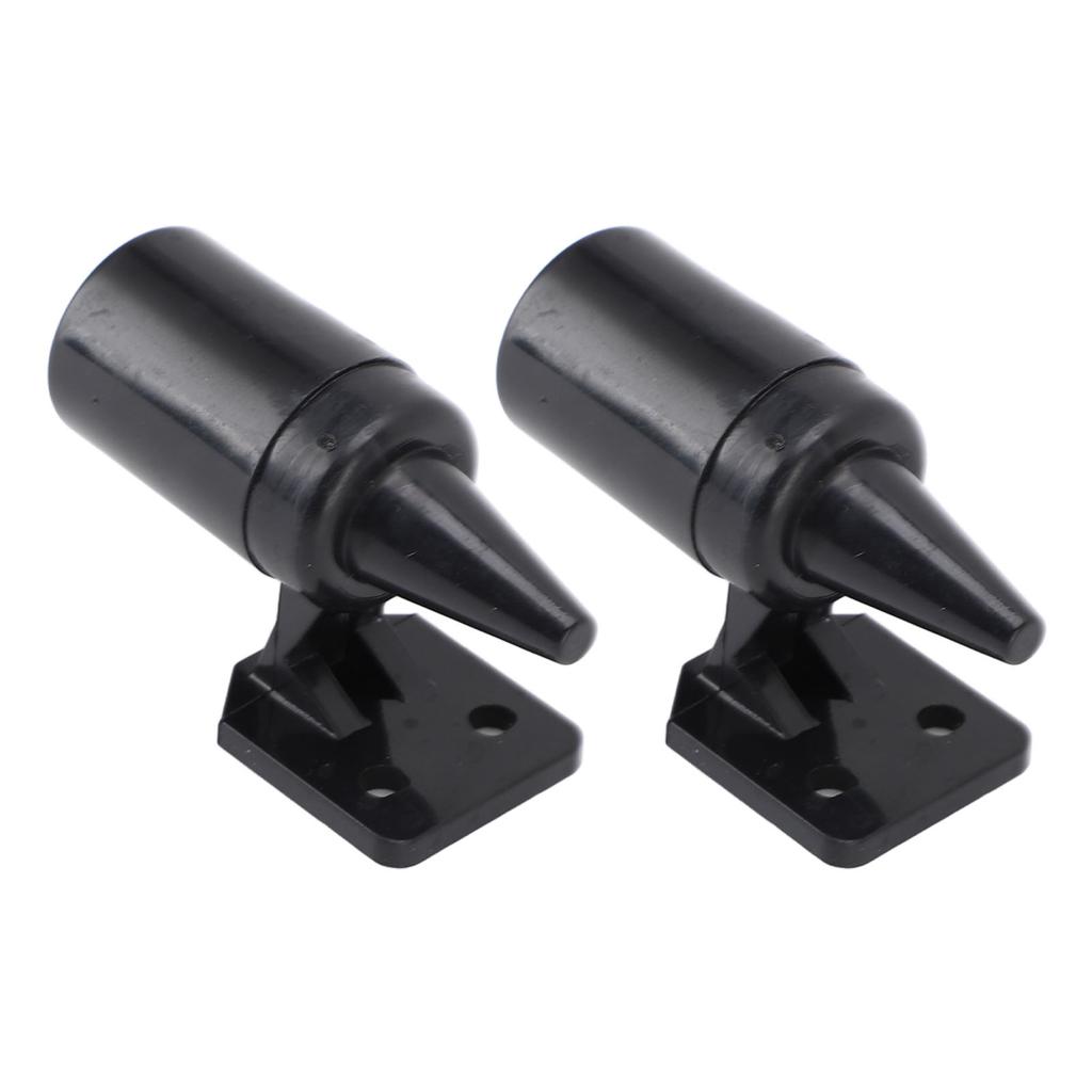 1 Paire Sifflet à Cerf Dispositif d'Avertissement Cerf pour Voitures Camions Véhicules Motos Noir