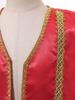 Kids Boys Fairytale Cosplay Arabian Prince Costume V Neck Open Front Waistcoat Vest Halloween Fancy Dress Up