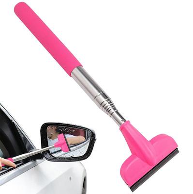Retractable Rear View Mirror Wiper Extendable Squeegee Rainy Cleaning Supplies For Car Windshield Car Accessories