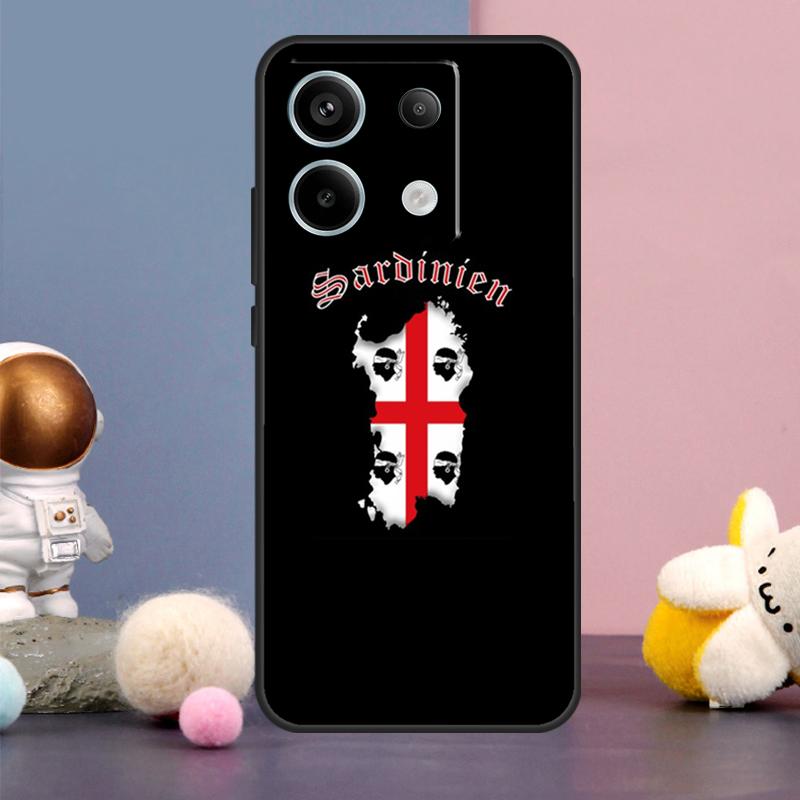Flag of Sardinia Case For Xiaomi Redmi Note 9 10 11 12 13 Pro Plus 12S 11S 10S 9S Remdi 12 13 C 9C 10C Cover