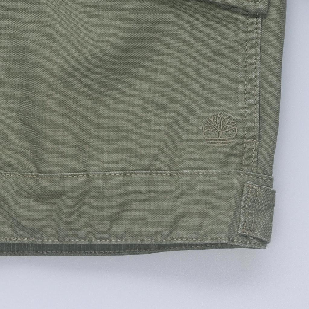 Timberland Strafford Solid Color Outdoor Casual Zip Short Collar Work Jacket Women Jacket Green A5VJ7-590