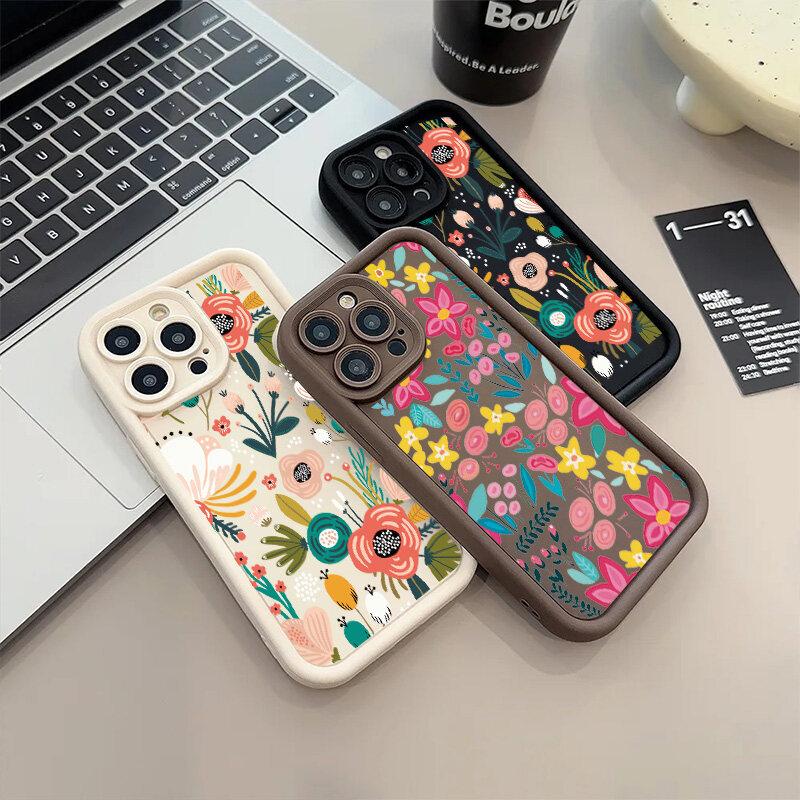 Colorful Flowers Phone Case For Huawei Honor 200 Pro 90 Lite 5G Magic 6 Pro Nova 9 10 SE 5T Y9 Prime 2019 P40 Lite P30 Pro Cover