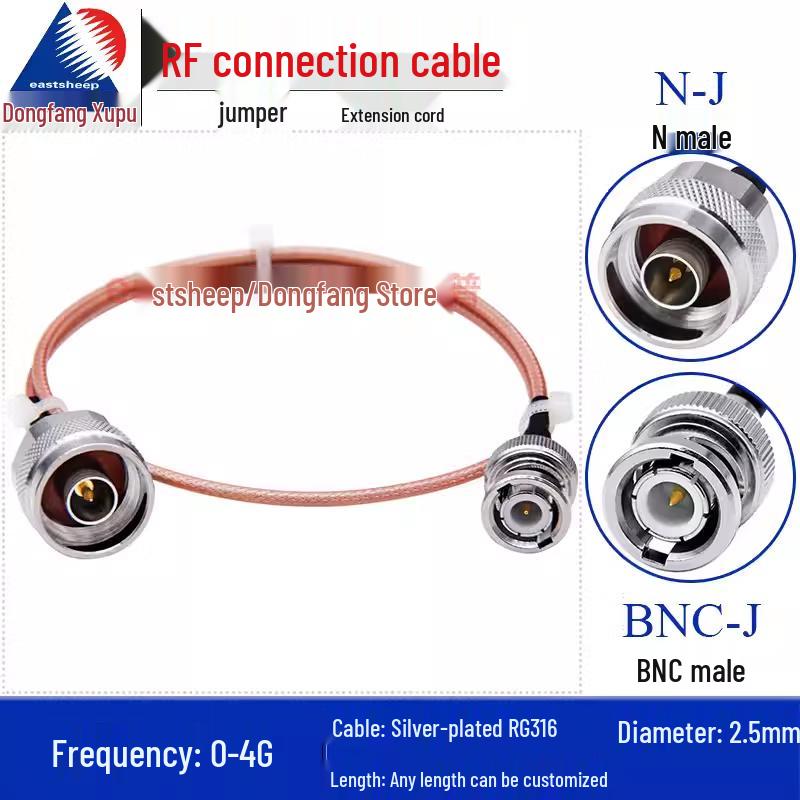 Eastsheep N Male to BNC Male RF Coaxial Cable