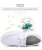 2023 Women's Soft Sole Lightweight Nurse Shoes - Comfortable, Breathable, Flat Casuals In White & Black.