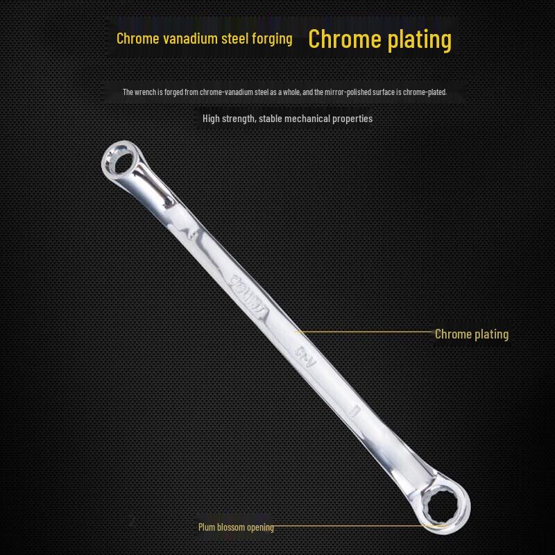 Deli Mirror Finish Double Combination Wrench Set