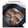 Packung mit 100 Heißluftfritteusenpapier 230°C Hitzebeständig Lebensmittel Backen Ölabsorbierende Matte Ölpapier Pad Zubehör für Heimküche