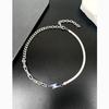 Stainless Steel Geometric Chain Necklace For Men And Women With Polished Finish