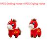 2026 Year of The Horse Stuffed Animal Chinese New Year Plush Horse Mascot Doll for Spring Festival Gifts Blessing Souvenir