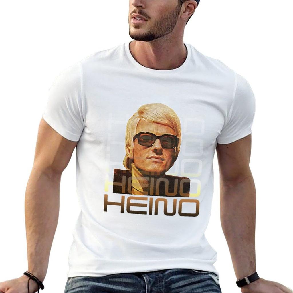 Heino Volksmusik T-Shirt Cotton T Shirt Pack T Shirts for Man Pack Cotton T-Shirt