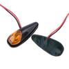 2pcs LED Motorcycle Flush Mount Turn Signal Light Motorbike Indicator Lamp Amber