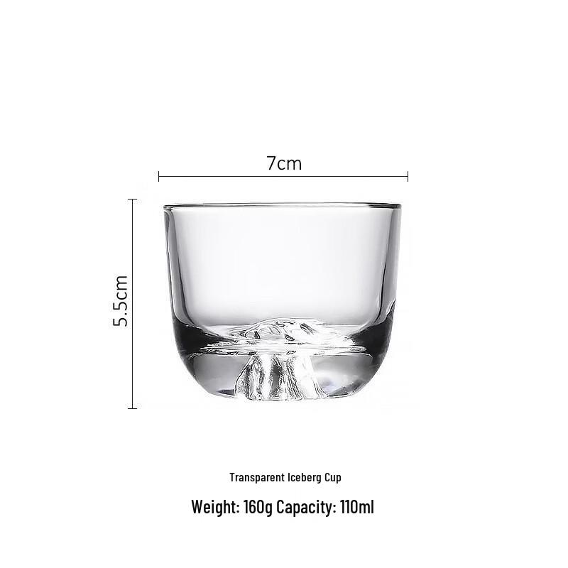 Dairuien Mountain View Glass Teacup Set