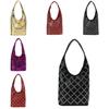 Borsa Secchiello Stile Punk per Donna in Materiale PU con Borchie per Uso Quotidiano