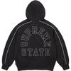 Supreme State Zip Up Hooded Sweatshirt SUP-FW24-179