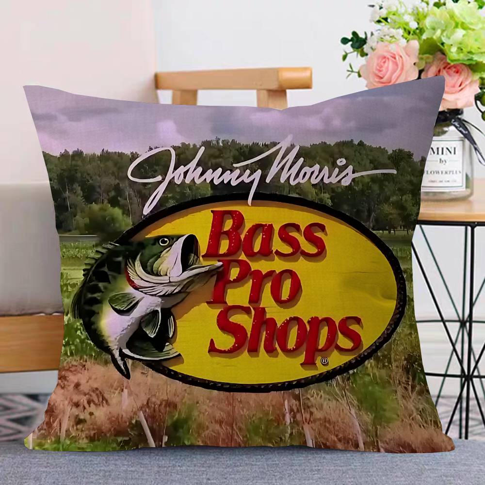 Fishing Brand Bass-Pro-Shops Pillow Cover Sofa Cushion Cover Home Room Decoration Children Gift