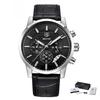 BENYAR 5104 Watch Men Top Fashion Brand Quartz Sport Leather Strap Watches Business Analog Leather Male Waterproof Clock Relojes
