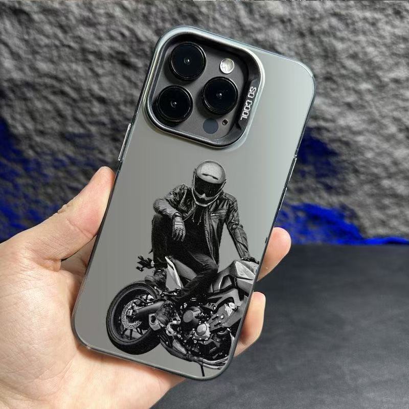 The new European and American locomotives are suitable for iphone17 mobile phone case Apple 15promax/14/13pro12 personality 11E