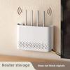 Router Storage Box Storage Racks Punch Free Wall Mounted Living Room Organizer WiFi Hider Wall Hanging Rack Headboard Shelf