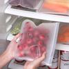 Silicone Food Storage Containers Leakproof Containers Reusable Stand Up Zip Shut Bag Cup Fresh Bag Food Storage Bag Fresh Wrap