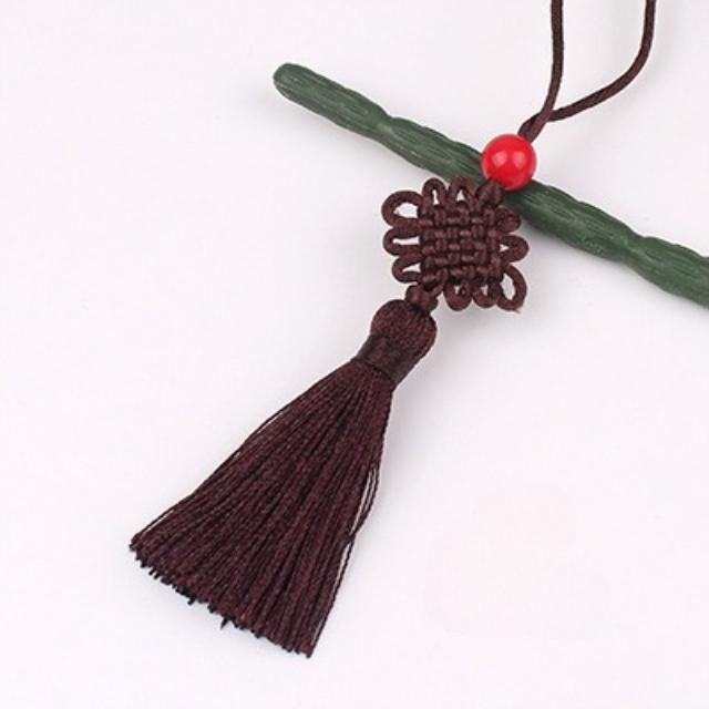 New5/10Pcs 5cm Small Chinese Knot Silk Tassel Pendant Sewing Curtain Charms Tassels DIY Crafts Gift Jewelry Making Decor Tassel