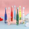 Colorful Automatic Electric Toothbrush For Kids With Soft Silicone Bristles