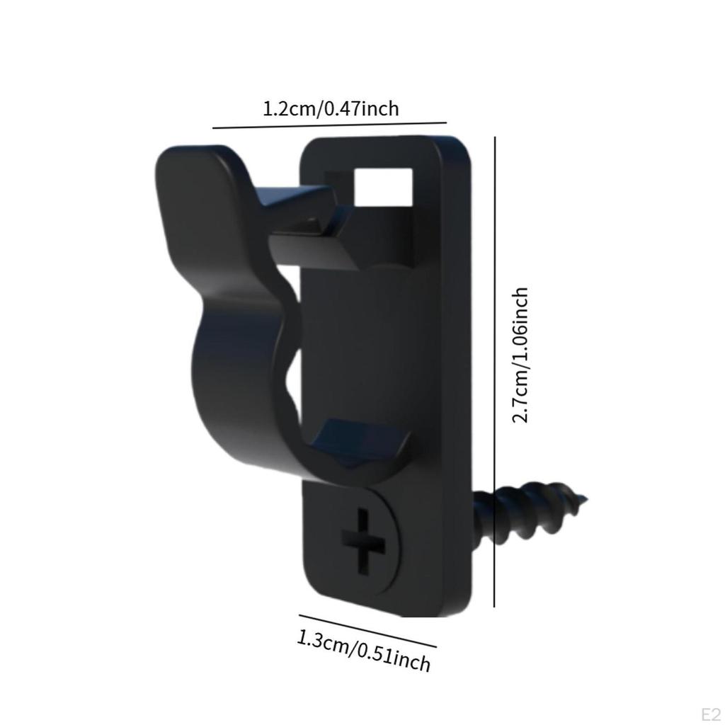 12 Pieces Lights Clips Organizer Versatile Easy Installation Light Hanger Hooks Cable Management