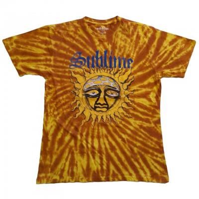 Sublime Unisex Adult Sun Face Tie Dye T-Shirt