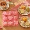 Silicone Molds for Homemade Chocolate DIY Pumpkin Leaf Maple Flower Mold, Candy Jelly Pudding Cake Durable Desserts Soap Candle Tray, Non Stick