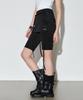 Hellenepaliseu Skirt Layering Biker Shorts [Black]