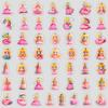 50 Cartoon Peach Princess Graffiti Stickers, Water Cup, Luggage, Waterproof Decorative Stickers, Cute Princess Stickers