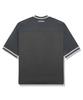 DRIX Rugby Track Oversized Mesh Jersey Half Sleeve_Charcoal
