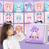 1pc Cute style change sticker book Cartoon Makeup Show Puzzle Cartoon Handmade DIY Sticker Book Little Princess Makeup Book