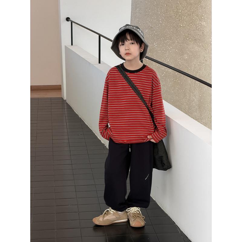 Kids Casual Letter Print Jogger Sweatpants For Boys Girls Autumn