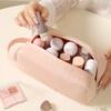 New Corduroy Travel Makeup Bag Portable Zipper Cosmetic Bag with Handle Large Capacity Toiletry Bag for Women