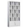 YIDUOMEI Steel 25-Compartment Workshop Cup Cabinet