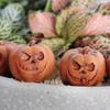 20 piece set of pumpkin resin crafts, bizarre pumpkin smiling faces, Halloween bonsai pavement stone statues, garden pavement st