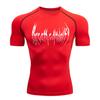 Compressed Long Sleeved Shirt, Black Fitness T-shirt, Men's Muscle Quick Drying Fitness Clothing, Sun Protection Sports, Close Fitting
