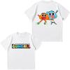 The Amazing World Of Gumball T-shirt For Boys Girls 2026 New Kids Cartoon Tops Tees Boys Short-sleeved Tshirt Children Clothing