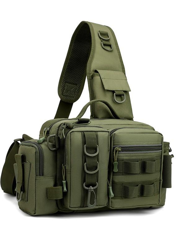Multi-functional Outdoor Fishing & Gear Bag - Crossbody, Waist, Chest, Shoulder, Backpack