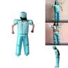 Vibrant Minecraft Steve Armor Costume For Boys And Girls Perfect For Halloween Parties