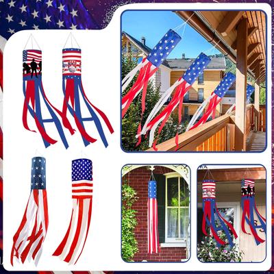 Independence Day Decorative Wind Flag Outdoor Party Decoration Props Wind Flag
