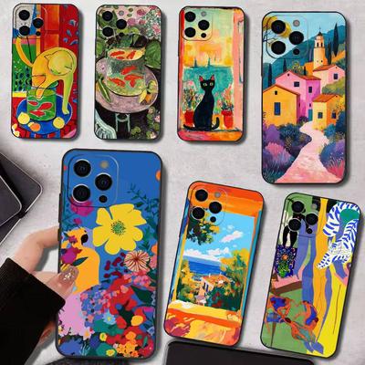 Henri Matisse Obraz Artystyczny Etui na Telefon Silikonowe Miękkie Dla IPhone 17 16 15 14 13 12 11 X XR Plus Pro Max Plus