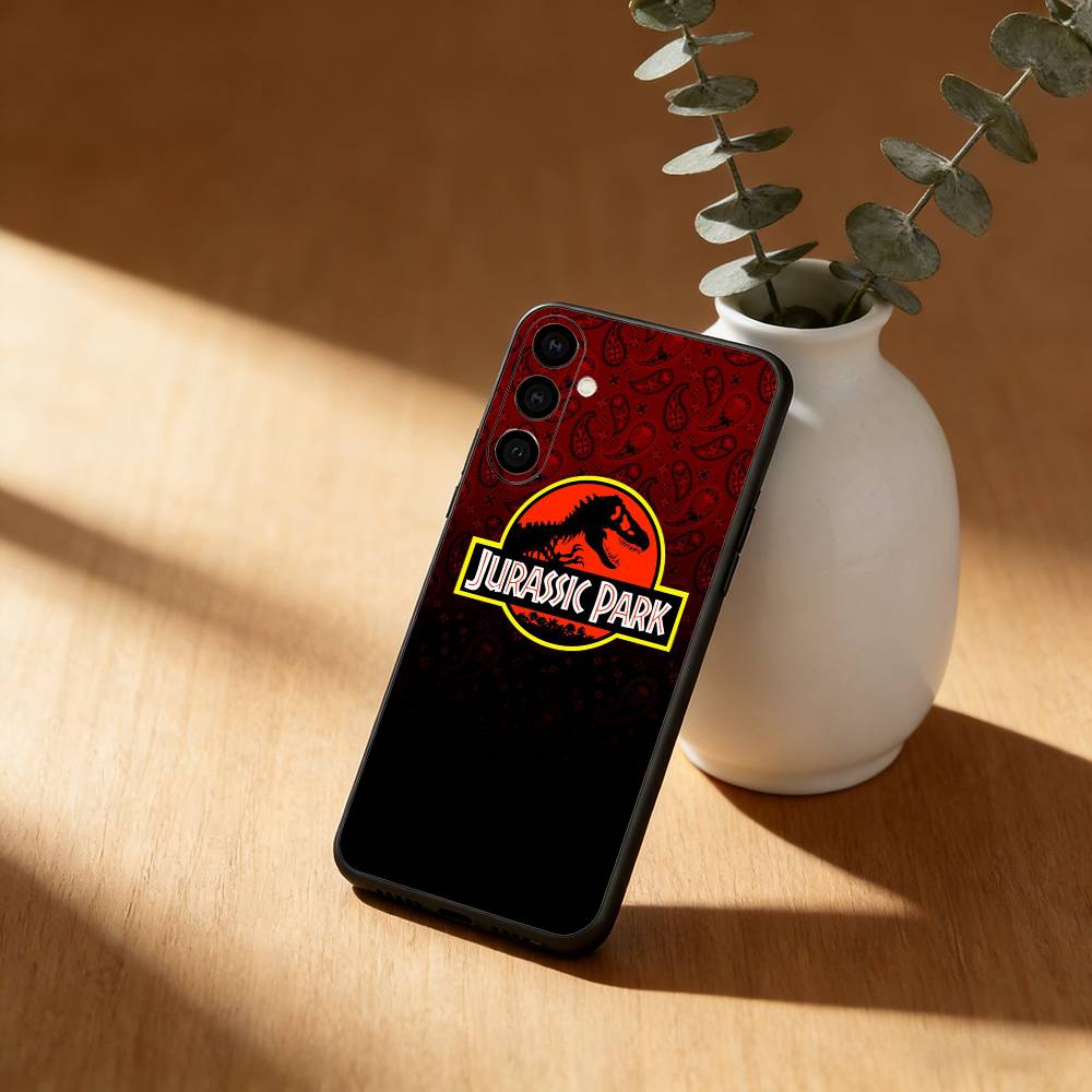 Чехол для телефона J-Jurassic P-Park с динозаврами для Samsung GalaxyA13,21s,22,31,32,52,53,71,72,73, Мягкий черный чехол Samsung a31