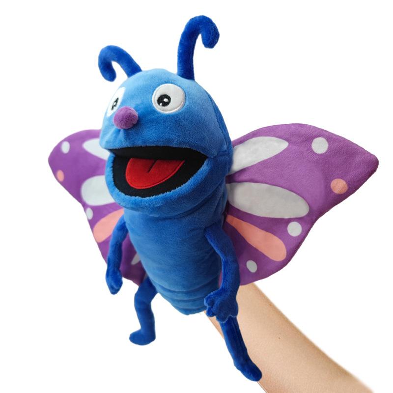 New Insect Animal Hand Puppet Butterfly Bee Children Comfort Toy Doll Eagle Doll