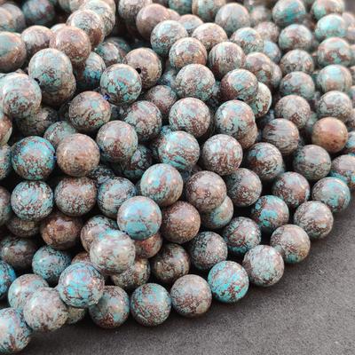 Genuine Natural Shattuckite Beads, Gemstone Beads, Loose Round Beads, 6mm 8mm 10mm Size, 14-15 Inch Full Strand Beads.