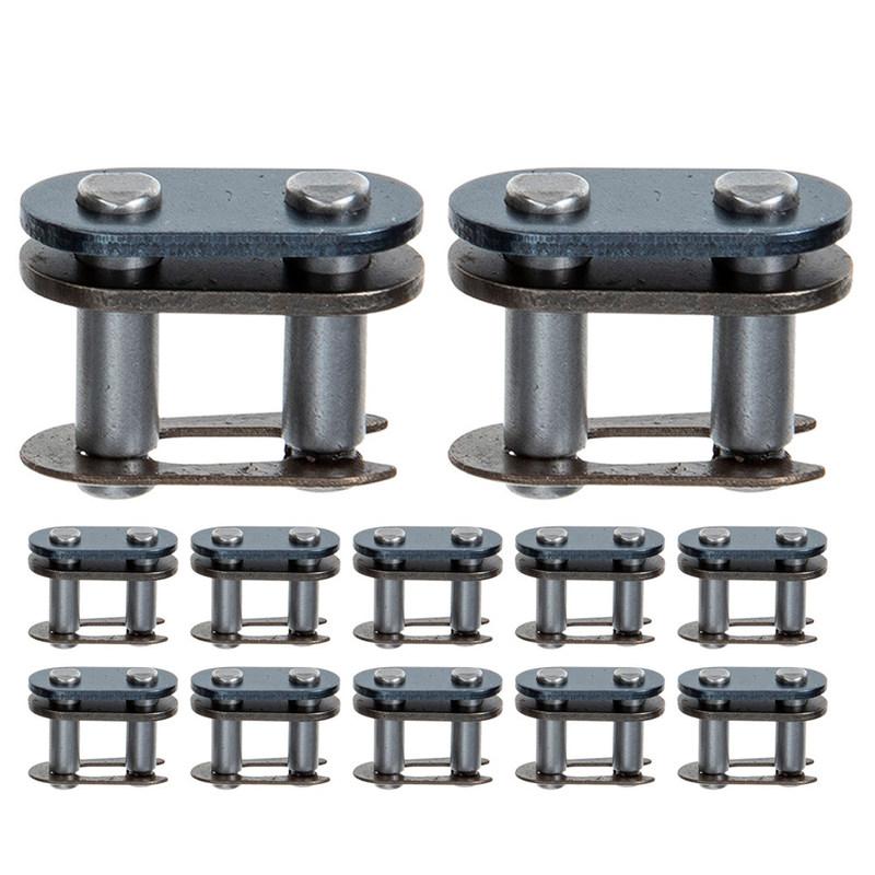 16Pcs Motorcycle Chain Connecting Link Quick Chain Buckle Heavy Duty Metal Connector for Bike Transmission System