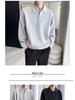 Men's Youthful Lapel Sweatshirt: Trendy Long Sleeve Polo, Stylish Autumn T-Shirt, Versatile Cool Student's Brand Top