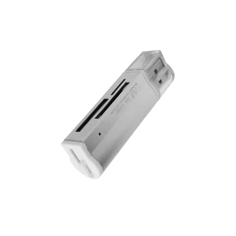 Portable All in1 USB Memory Card Reader For SDTF MicroSDHC MS Memory Sticks